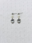 renaissance heart earrings