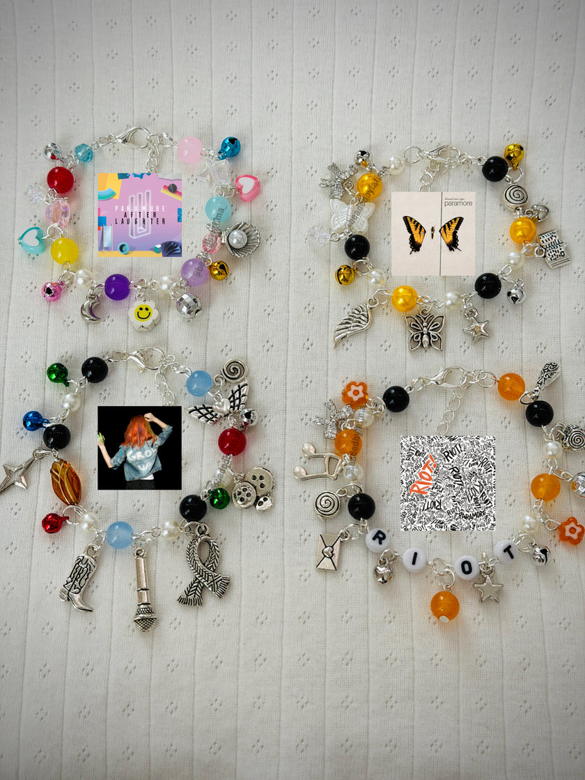 paramore inspired bracelets