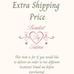 Extra Shipping Price