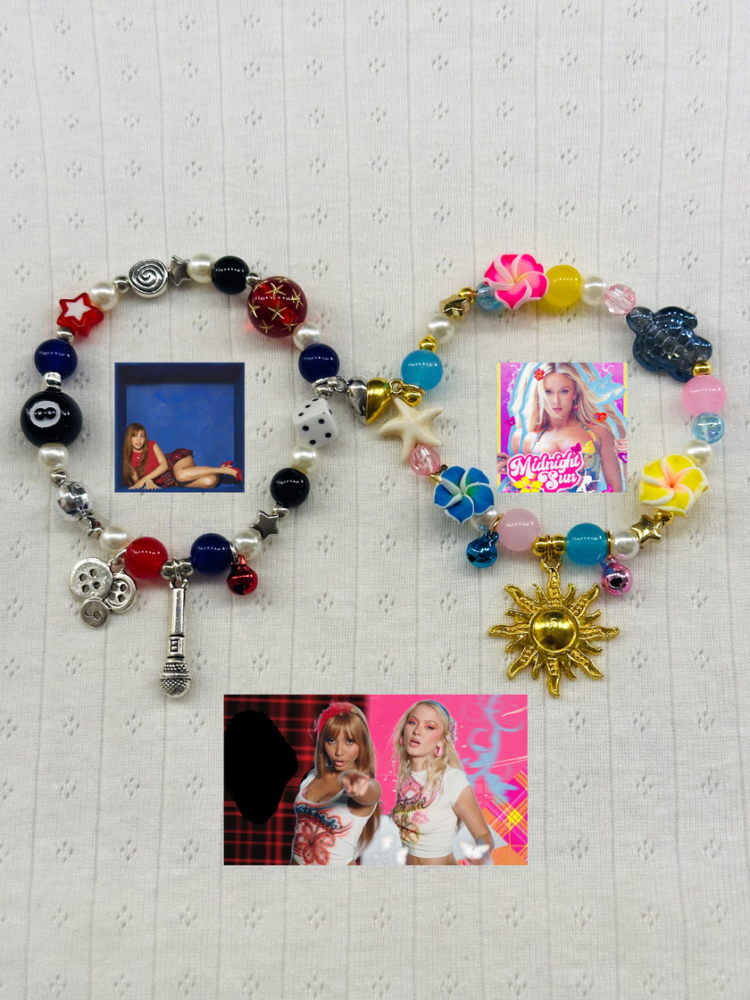 Pink Pantheress and Zara Larson Matching Bracelets Preorder