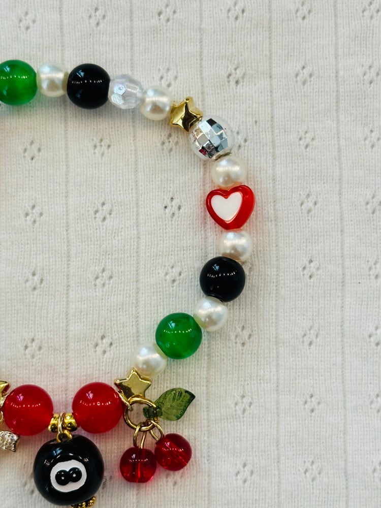 8Ball Bracelet 🎱🍒🪩⭐️