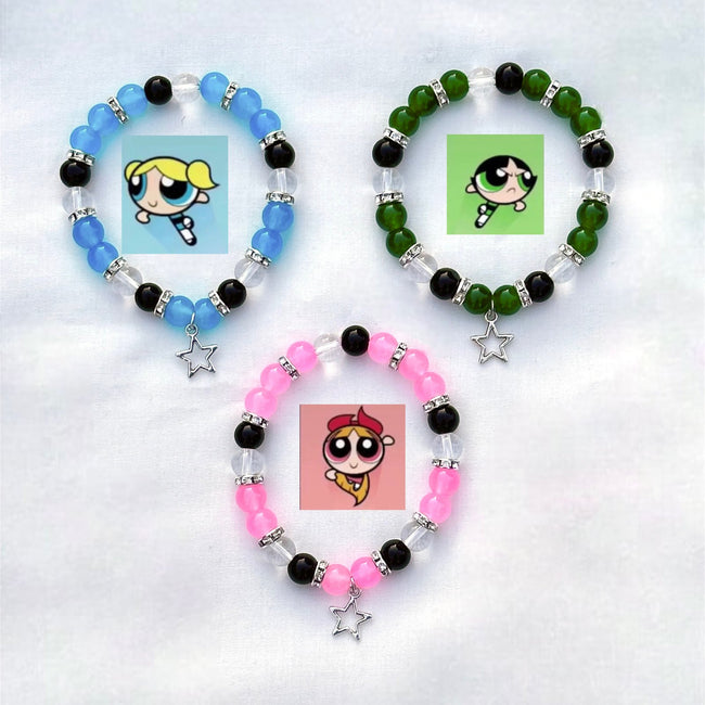 PowerPuff Girls Trio Bracelet Set
