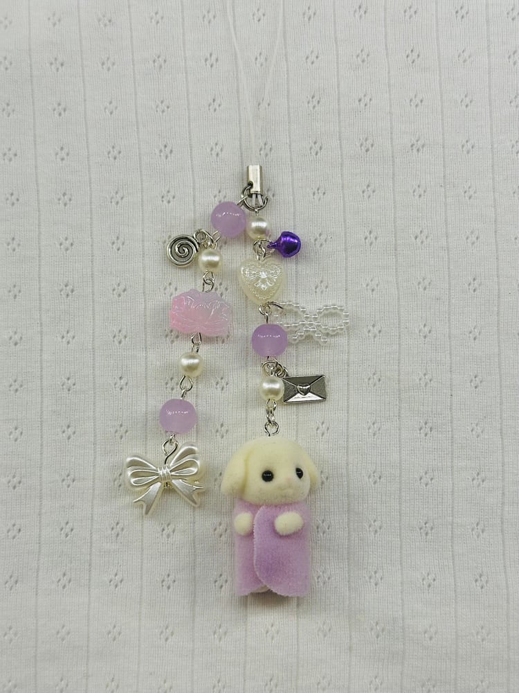 Baby Rabbit Calico Critter Keychains!