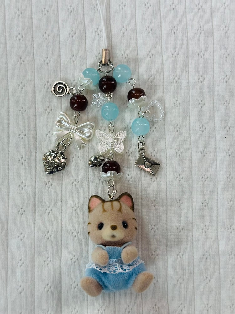 Koala and Cat Calico Critter Keychains