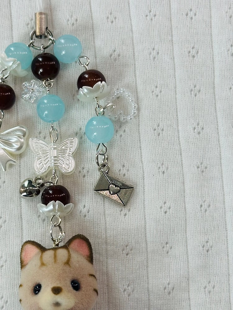 Koala and Cat Calico Critter Keychains