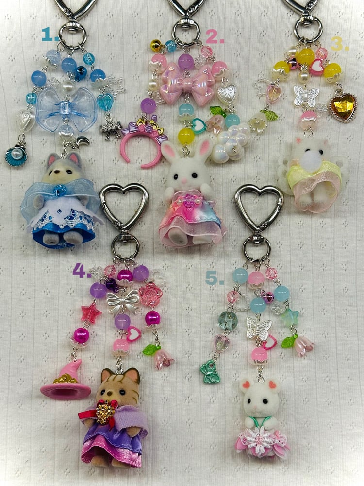 Royal Calico Critter Keychains