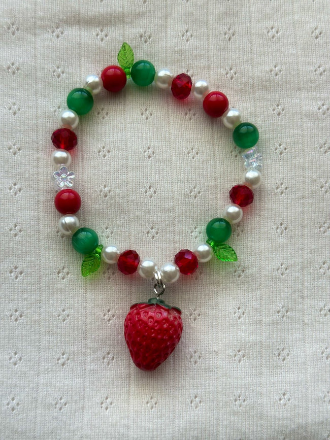 Strawberry Inspired Bracelet 🍓