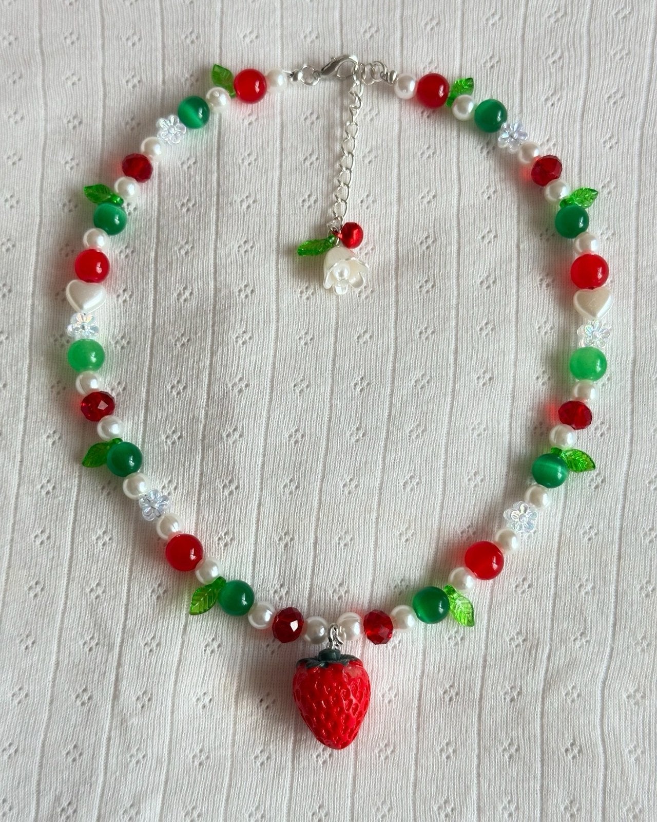 Strawberry Inspired Necklace