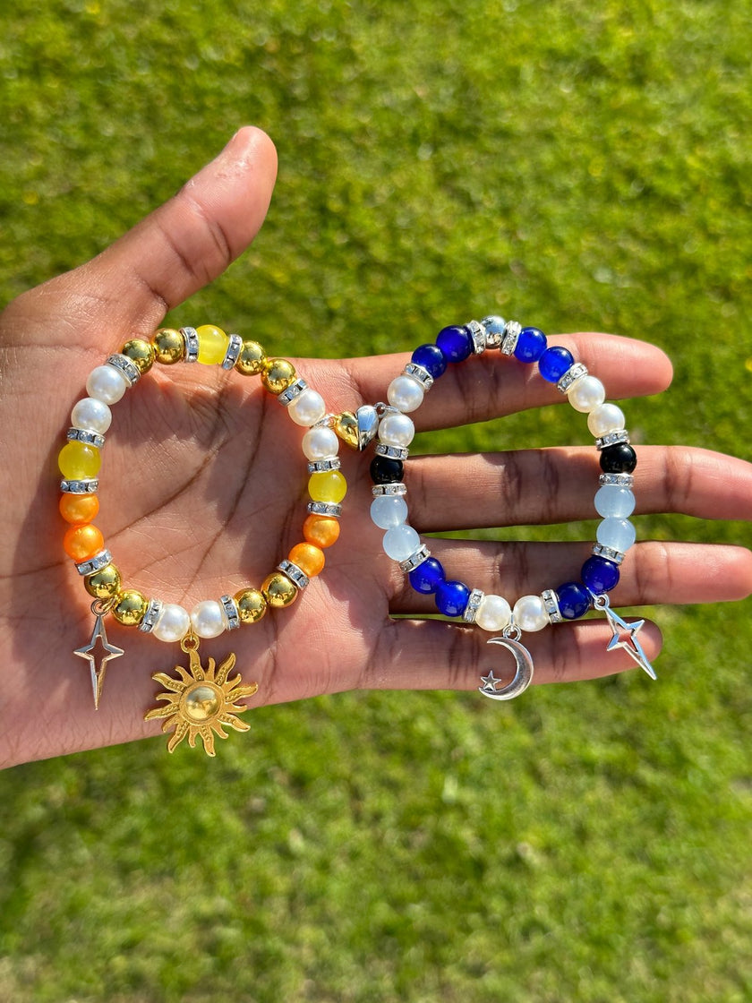 Sun and Moon Matching Bracelets