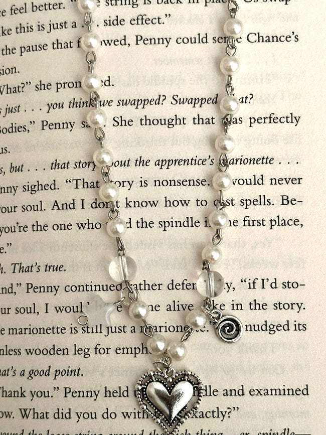 Swirl of hearts necklace !